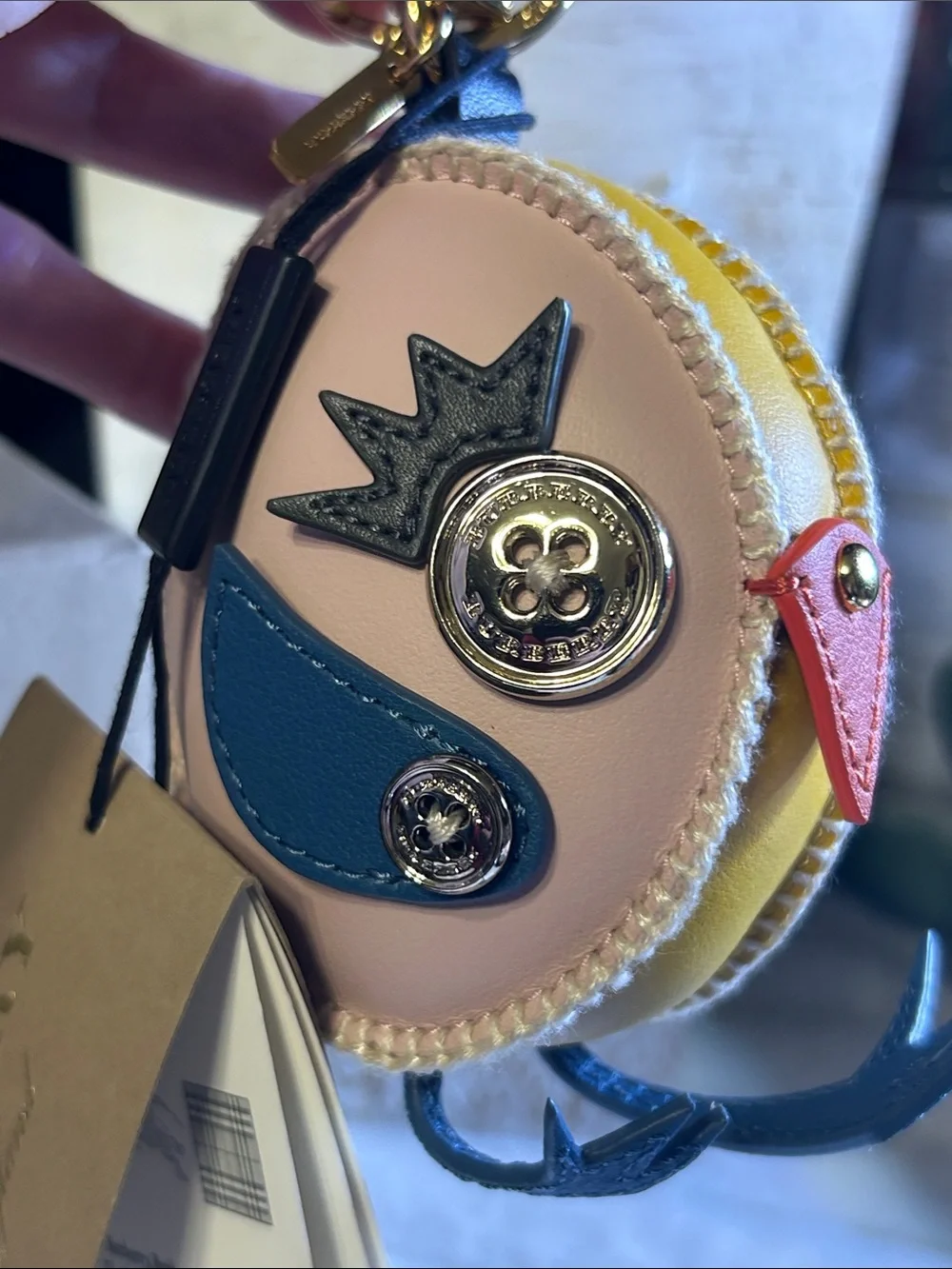 Burberry leather key